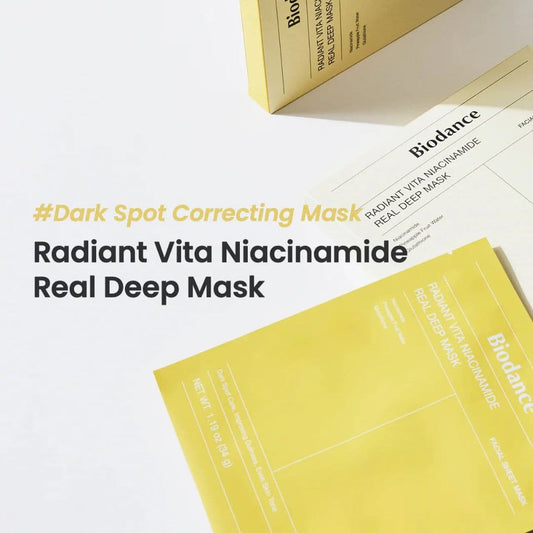 Biodance Radiant Vita Niacinamide Real Deep Mask 4 Pack