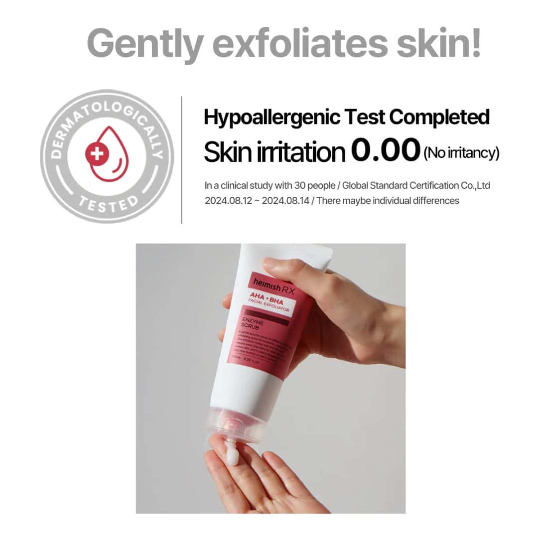 Heimish RX AHA + BHA Enzyme Scrub 130ml