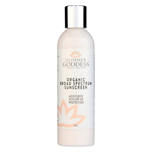 Glimmer Goddess Organic Sunscreen SPF 40+ Protection 227ml