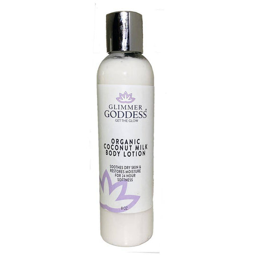 Glimmer Goddess Organic Coconut Milk Body Lotion 235ml