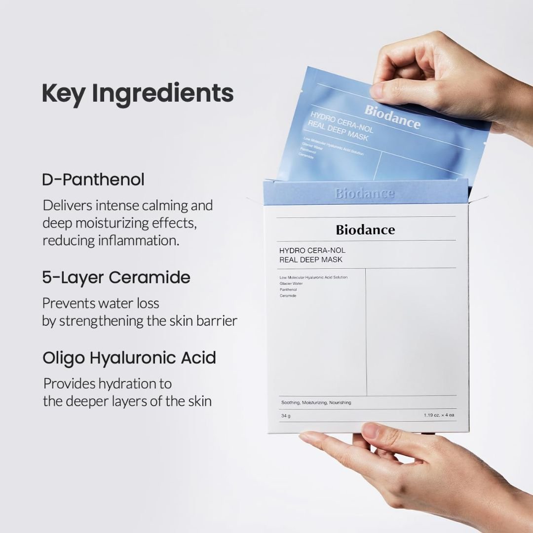 Biodance Hydro Cera-Nol Real Deep Mask 4 Pack
