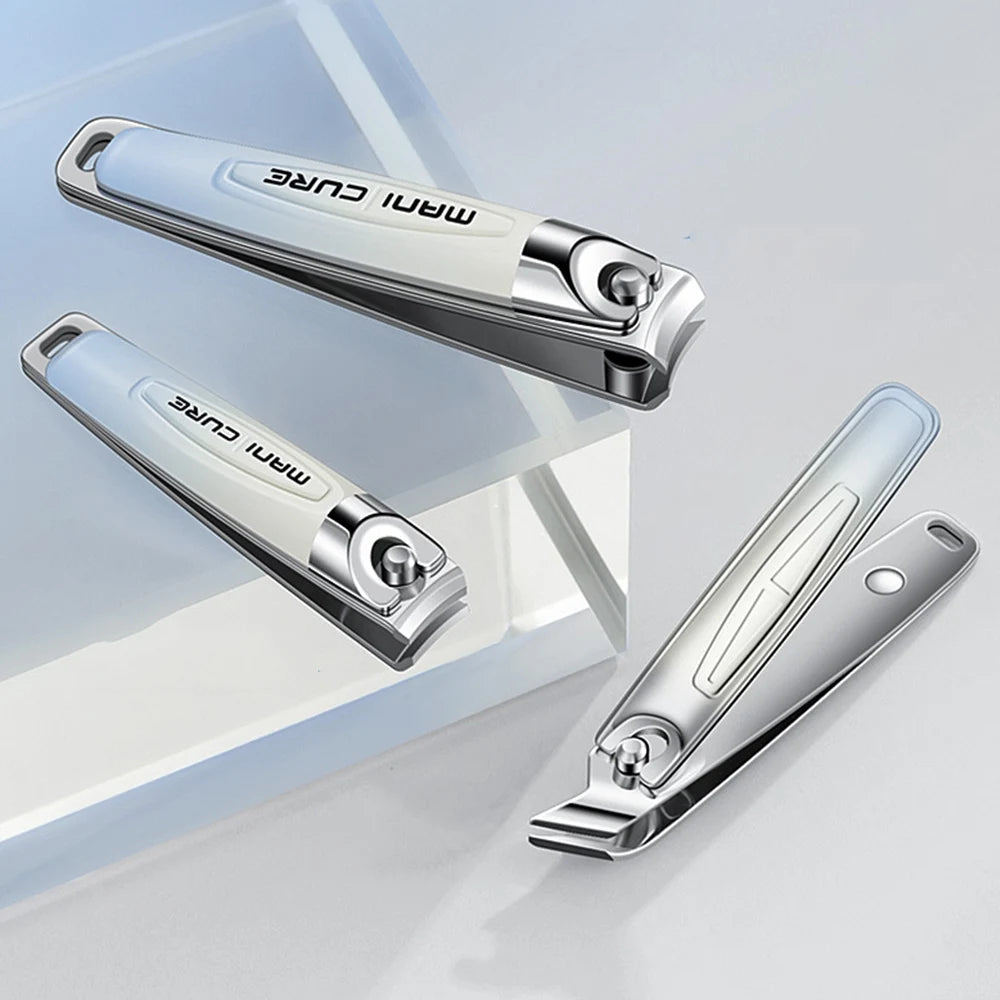 Stainless Steel Nail Clipper Kit in PU Leather Case