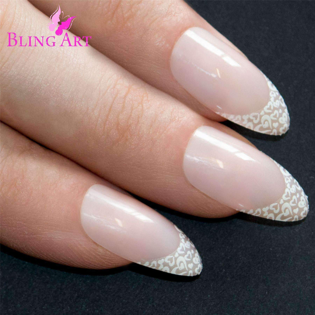 Bling Art Stiletto 24 Acrylic Press-On Nail Set