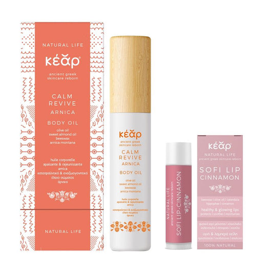 Kear Skincare Set: Arnica Elixir & Lip Balm Bliss
