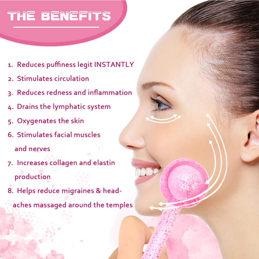 Crystal Ball Facial Cooling Ice Globe Wand