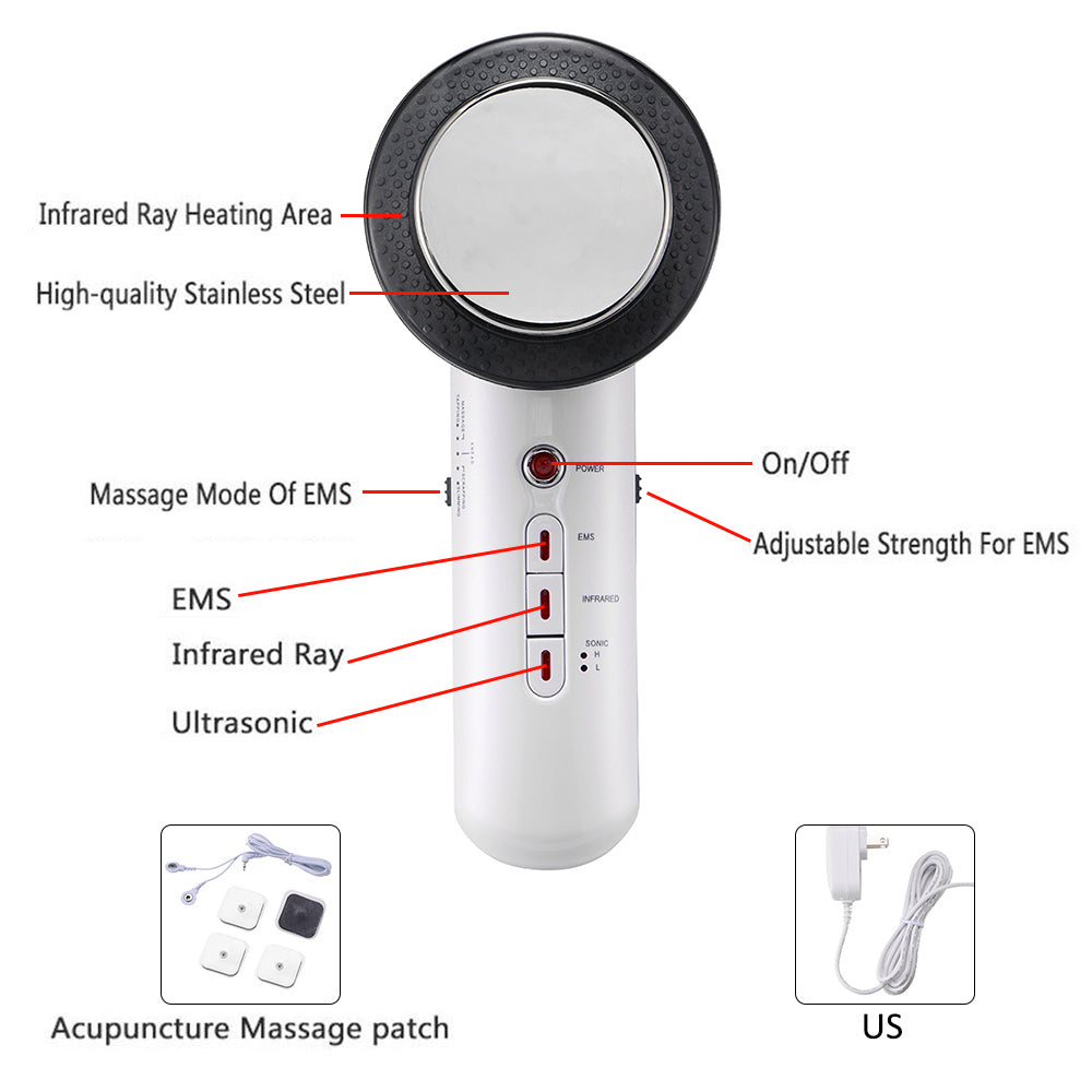 Body & Face Lift Ultrasound Slimming Massager