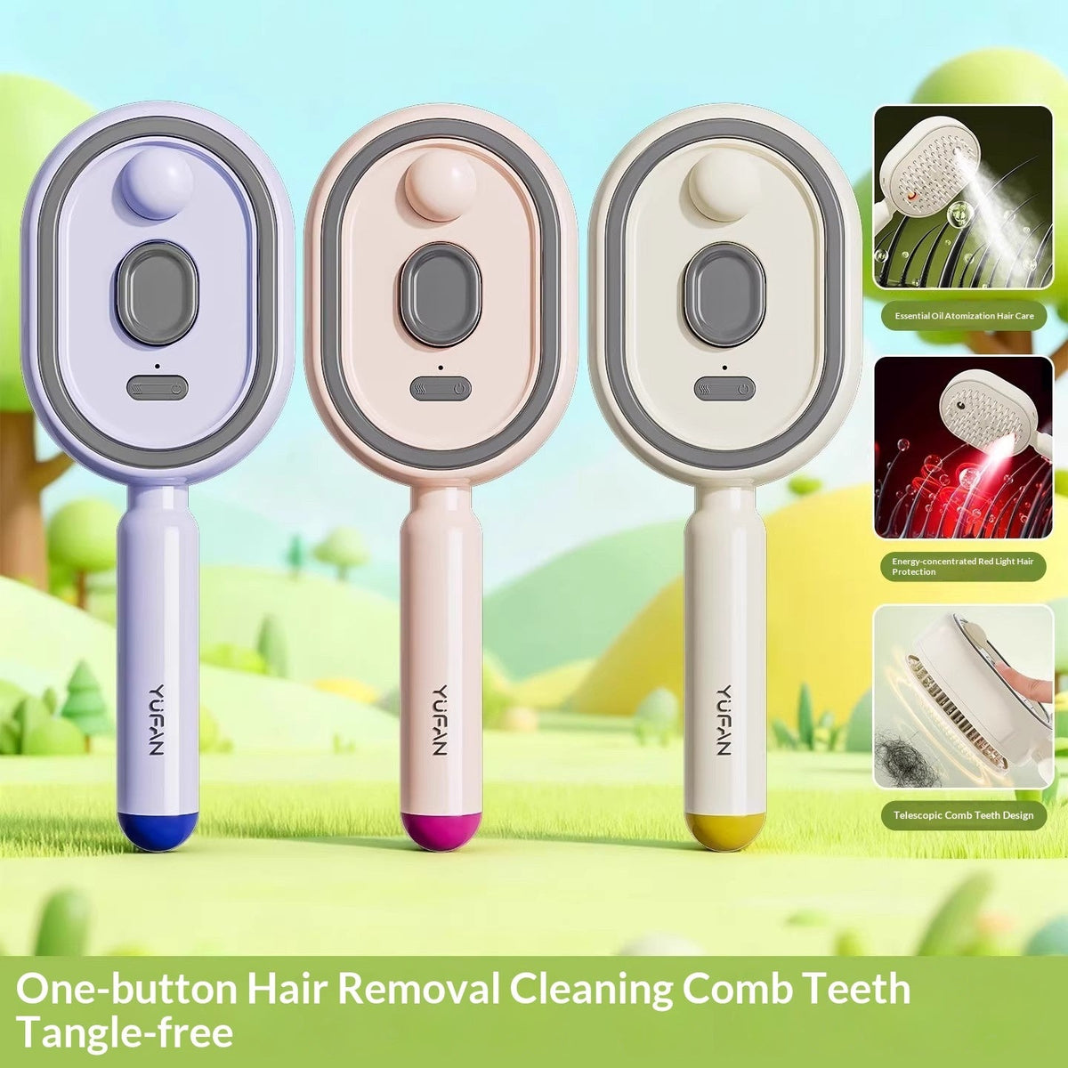 Electric Spray Airbag Massage Comb Hair Brush