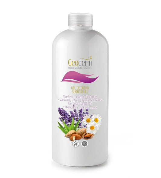 Geoderm Organic Skin Pamper Shower Gel - Aloe Vera, Lavender & Chamomile
