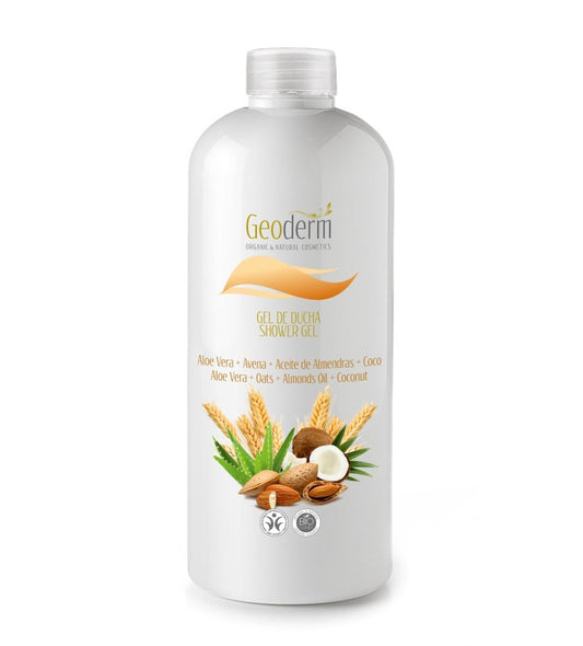 Geoderm Organic Skin Pamper Shower Gel - Aloe Vera, Oats and Coconut